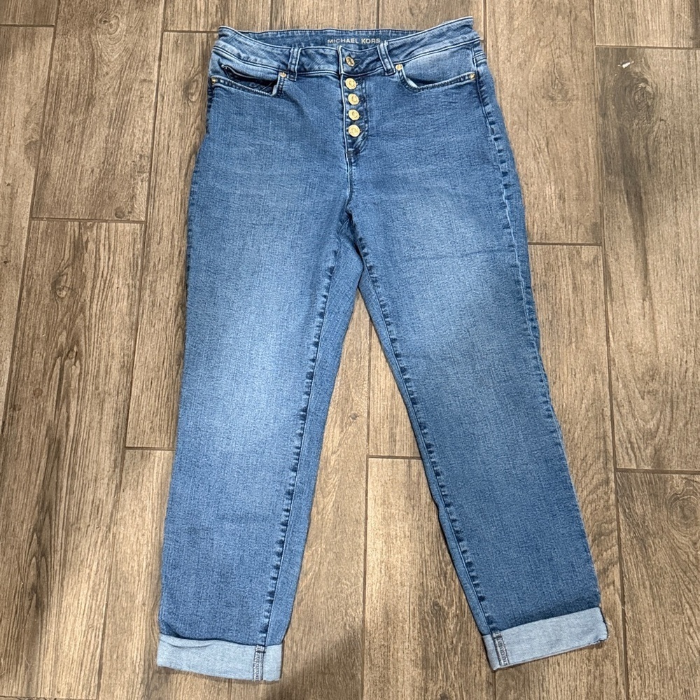 Michael Kors Selma Stretch Crop Skinny Jeans - Picture 4 of 7